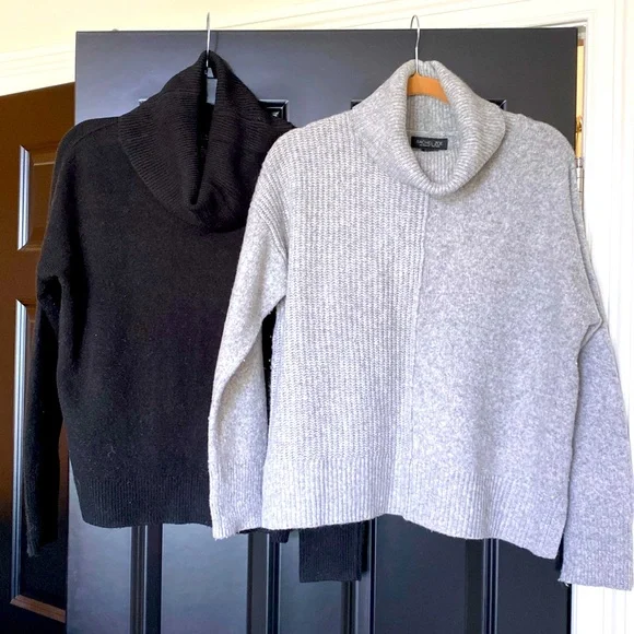 2 cowl neck sweaters. - Picture 1 of 3